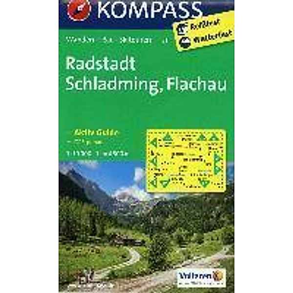 Kompass Karte Radstadt, Schladming, Flachau