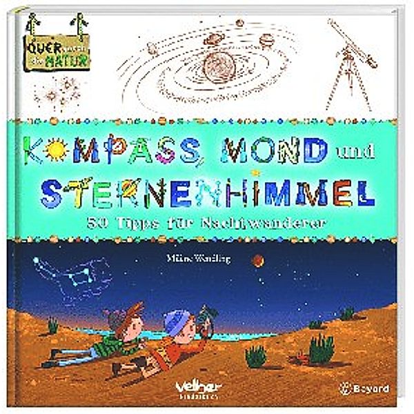 Kompass, Mond und Sternenhimmel, Milène Wendling