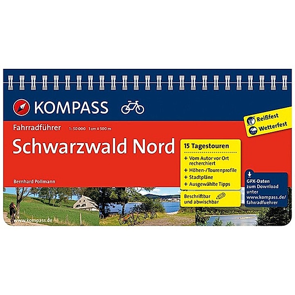 KOMPASS Radführer Schwarzwald Nord, Bernhard Pollmann