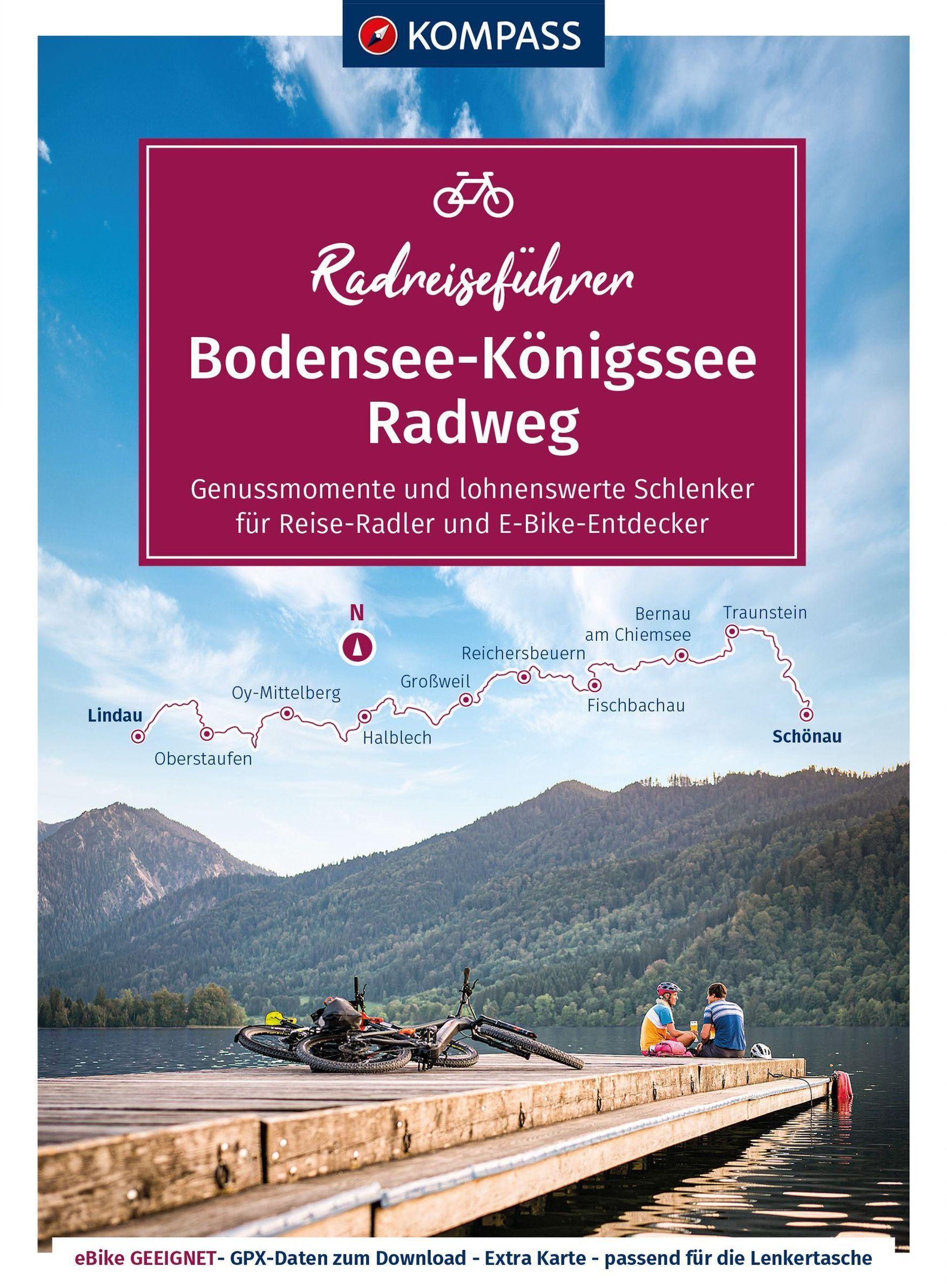 KOMPASS RadReiseFührer Bodensee-Königssee Radweg Buch versandkostenfrei bei  Weltbild.ch bestellen