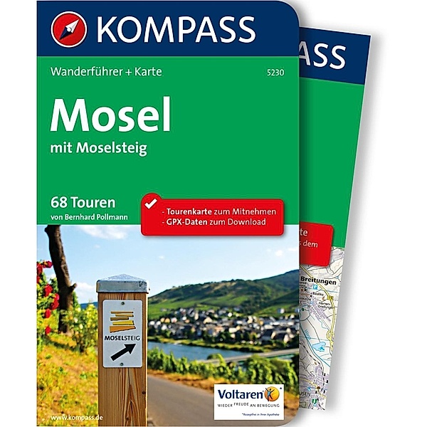 Kompass Wanderführer: 5230 Kompass Wanderführer Mosel