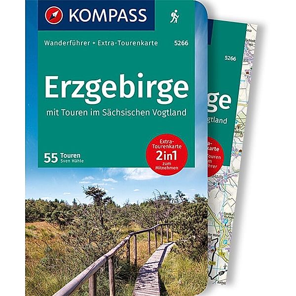 KOMPASS Wanderführer 5266 Erzgebirge, Sven Hähle