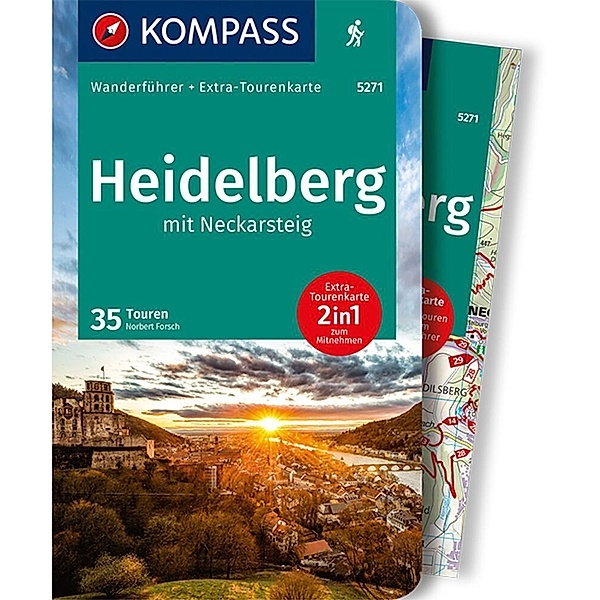 KOMPASS Wanderführer 5271 Heidelberg mit Neckarsteig, Norbert Forsch
