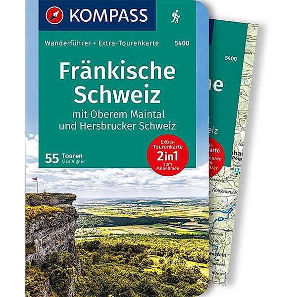 KOMPASS Wanderführer 5400 Fränkische Schweiz mit Oberem Maintal und Hersbrucker Schweiz, Lisa Aigner