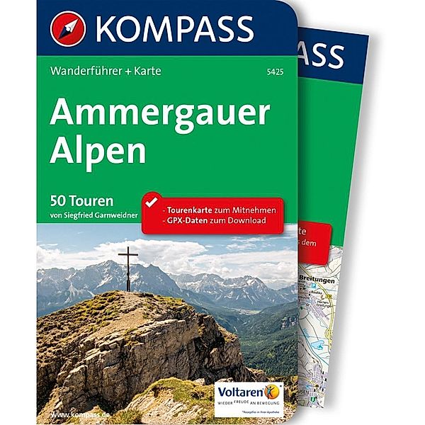 Kompass Wanderführer: 5425 Kompass Wanderführer Ammergauer Alpen