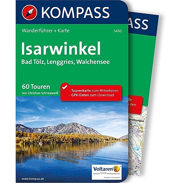 Kompass Wanderführer: 5430 Kompass Wanderführer Isarwinkel