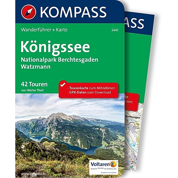Kompass Wanderführer: 5441 Kompass Wanderführer Königssee