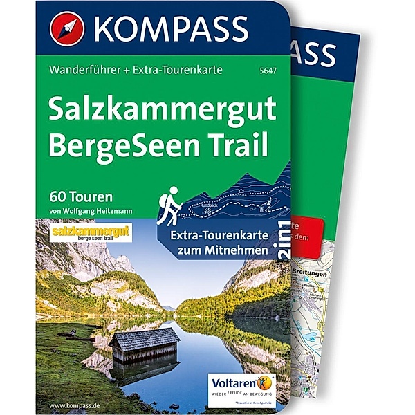 Kompass Wanderführer: 5647 Kompass Wanderführer Salzkammergut BergeSeen Trail, Wolfgang Heitzmann