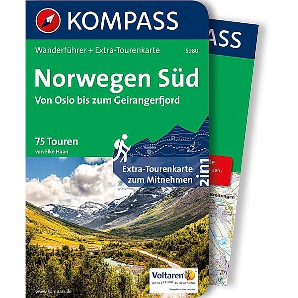 Kompass Wanderführer: 5980 Kompass Wanderführer Norwegen Süd