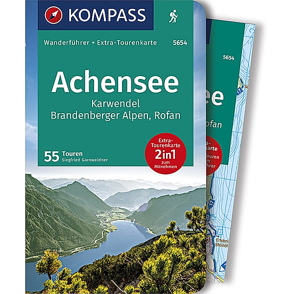 KOMPASS Wanderführer Achensee, Karwendel, Brandenberger Alpen, Rofan, m. 1 Karte, Siegfried Garnweidner