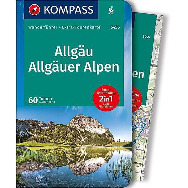 KOMPASS Wanderführer Allgäu, Allgäuer Alpen, m. 1 Karte, Walter Theil