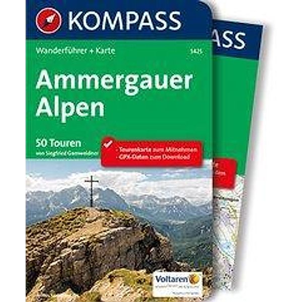 Kompass Wanderführer Ammergauer Alpen, m. 1 Karte, Siegfried Garnweidner