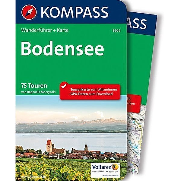 KOMPASS Wanderführer Bodensee, m. 1 Karte, Raphaela Moczynski