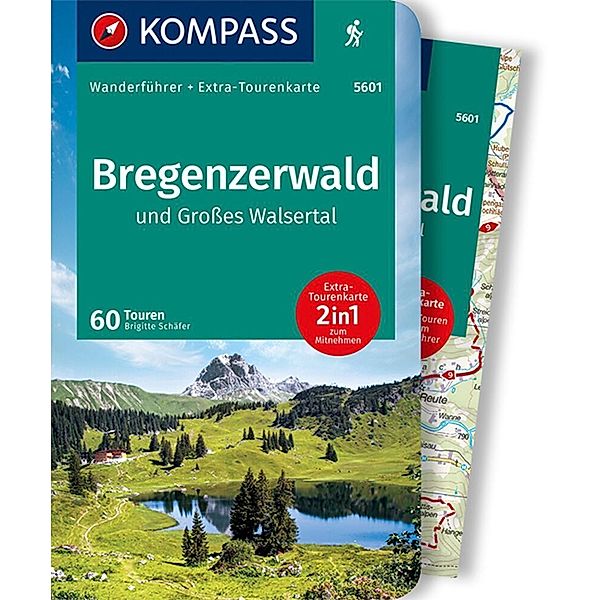 KOMPASS Wanderführer Bregenzerwald und Grosses Walsertal, 60 Touren, Brigitte Schäfer