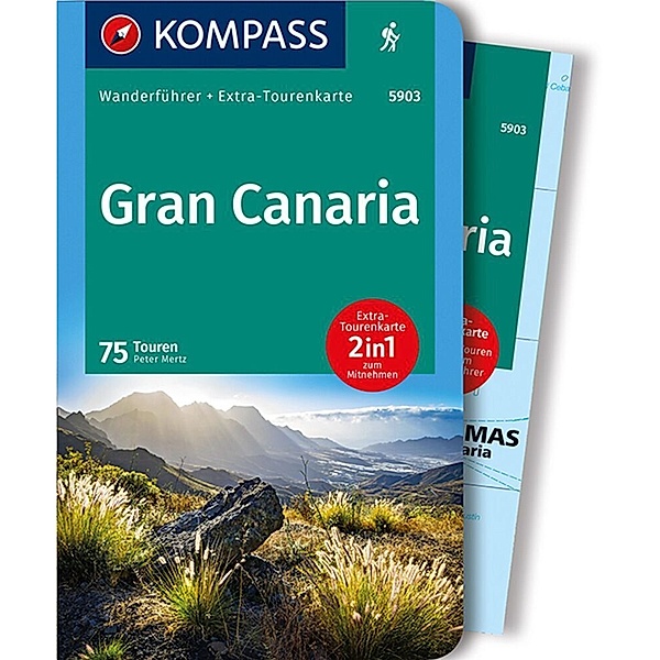 KOMPASS Wanderführer Gran Canaria, 75 Touren, Peter Mertz