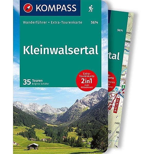 KOMPASS Wanderführer Kleinwalsertal, 35 Touren, Brigitte Schäfer