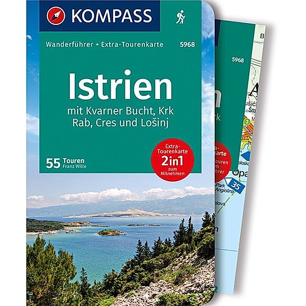 KOMPASS Wanderführer / KOMPASS Wanderführer Istrien, 55 Touren, 55 Touren KOMPASS Wanderführer Istrien