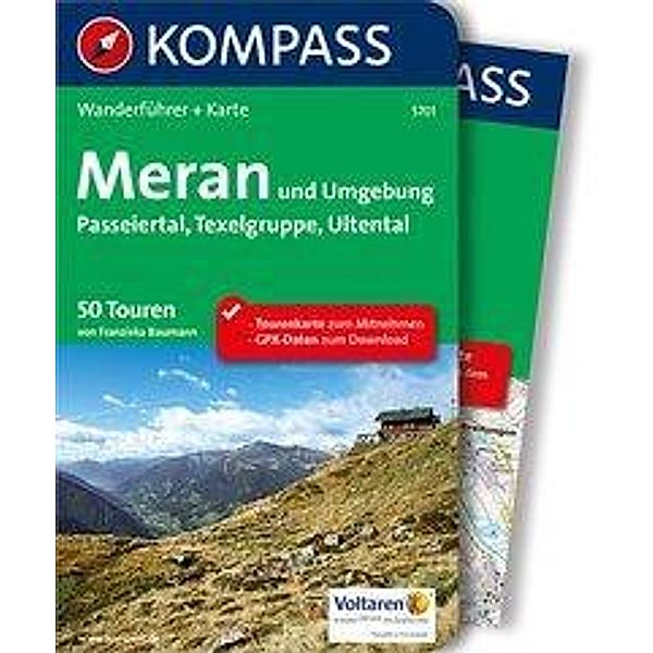 Kompass Wanderführer Meran und Umgebung, Franziska Baumann