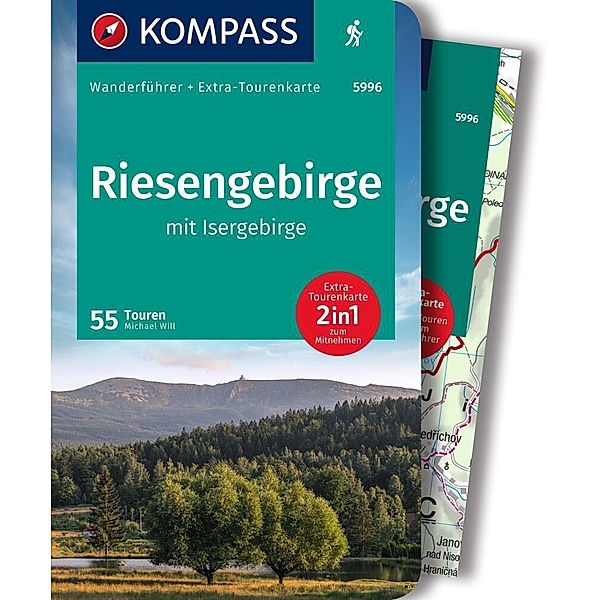 KOMPASS Wanderführer Riesengebirge mit Isergebirge, 55 Touren mit Extra-Tourenkarte, Michael Will