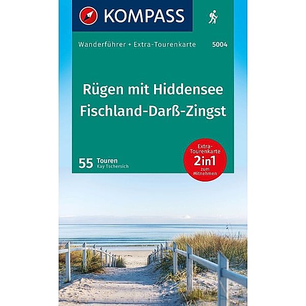 KOMPASS Wanderführer Rügen, mit Hiddensee und Fischland-Darss-Zingst, 55 Touren mit Extra-Tourenkarte