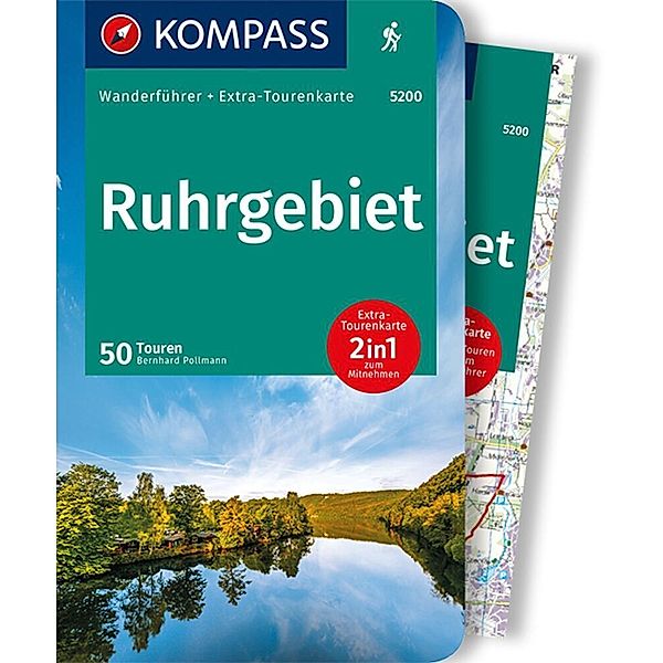 KOMPASS Wanderführer Ruhrgebiet, 50 Touren, Bernhard Pollmann