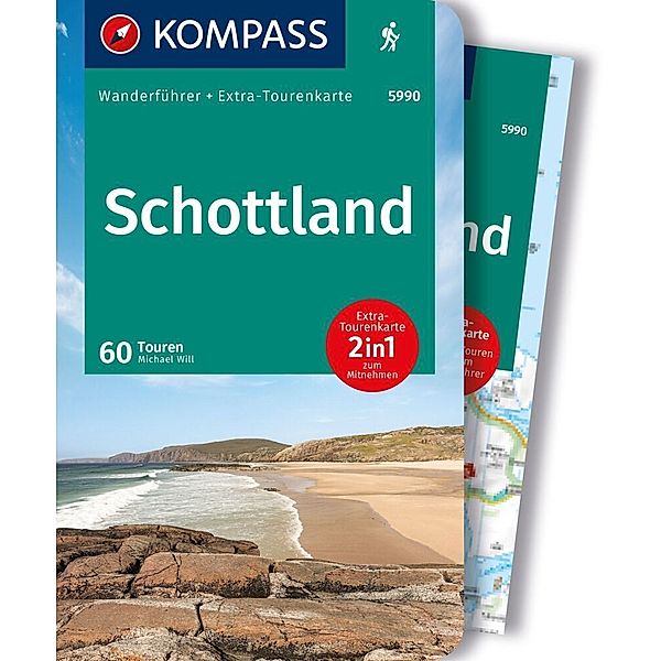 KOMPASS Wanderführer Schottland, Wanderungen an den Küsten und in den Highlands, 60 Touren mit Extra-Tourenkarte