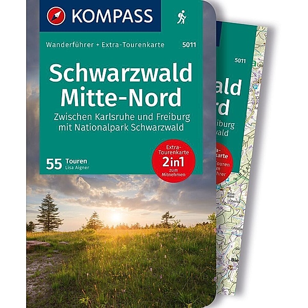 KOMPASS Wanderführer Schwarzwald Mitte-Nord, 50 Touren mit Extra-Tourenkarte, Lisa Aigner