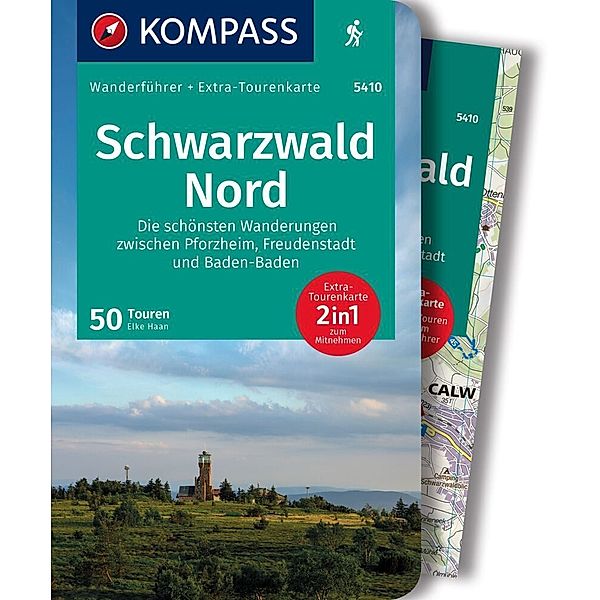 KOMPASS Wanderführer Schwarzwald Nord, Die schönsten Wanderungen zwischen Pforzheim, Freudenstadt und Baden-Baden, 50 Touren mit Extra-Tourenkarte, Elke Haan