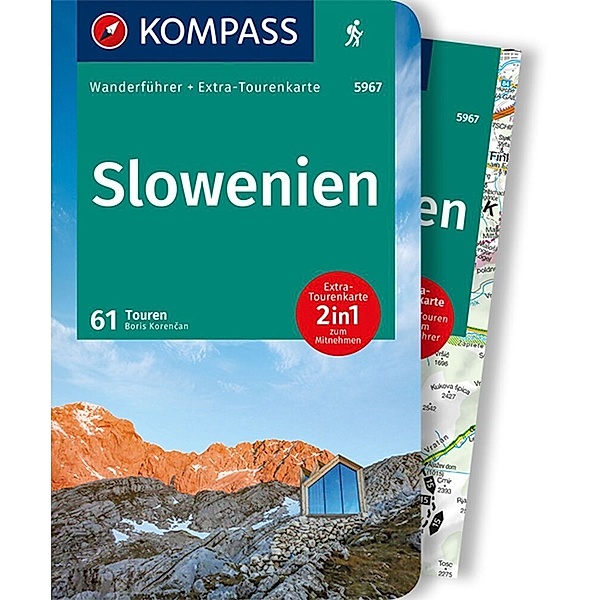 KOMPASS Wanderführer Slowenien, 61 Touren, Boris Korencan