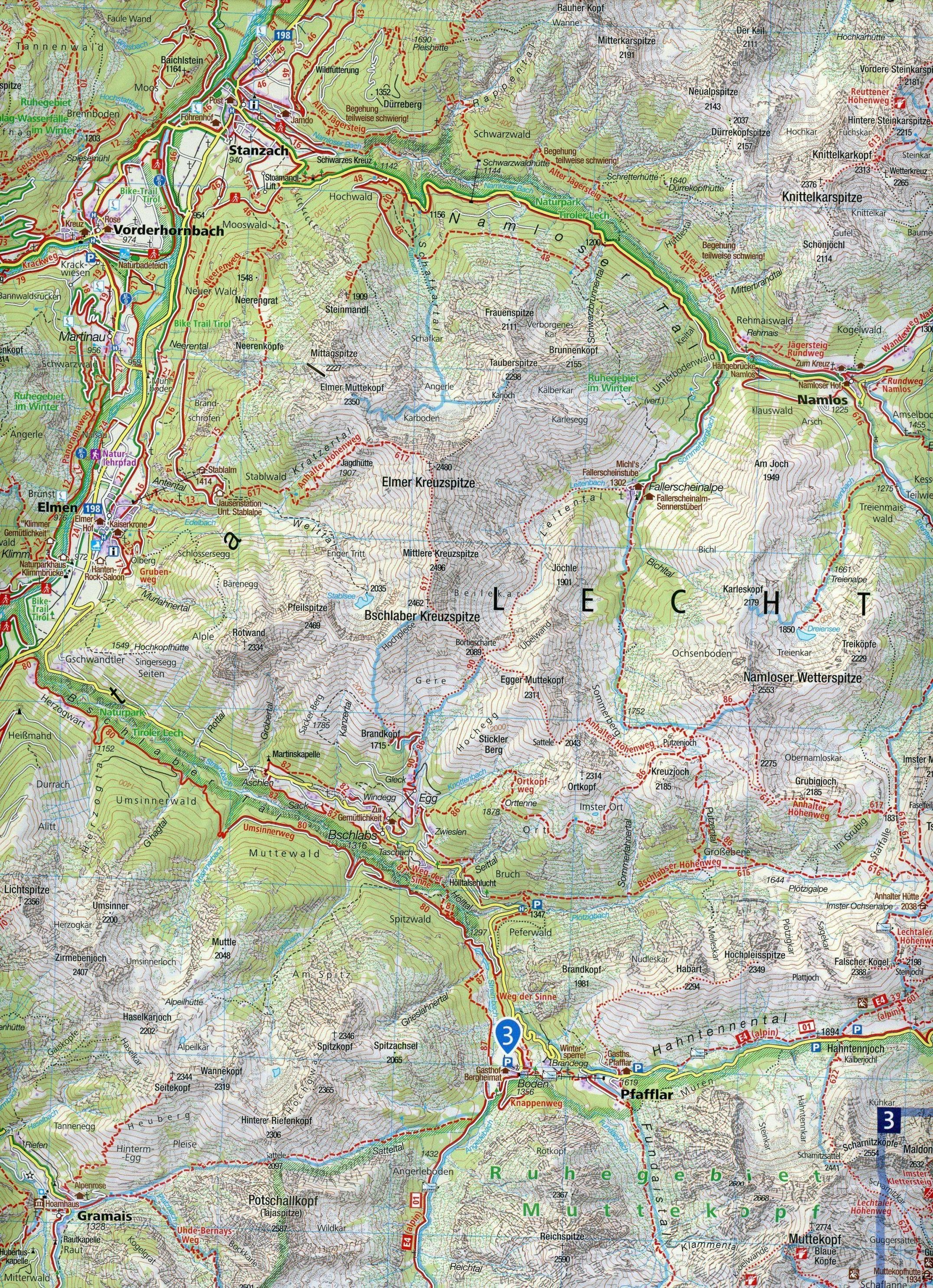 KOMPASS Wanderkarte 24 Lechtaler Alpen, Hornbachkette 1:50.000 Buch  versandkostenfrei bei Weltbild.at bestellen