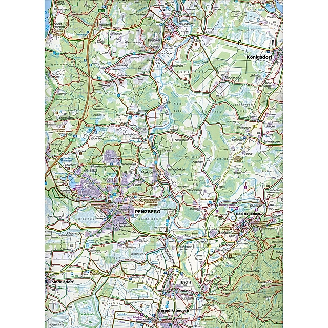 KOMPASS Wanderkarte 7 Murnau, Kochel - Das blaue Land rund um den  Staffelsee 1:50.000' von '' - Buch - '978-3-99121-825-8