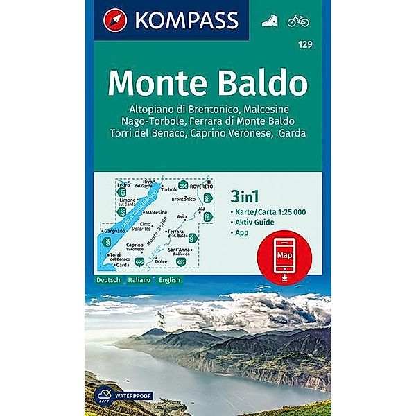 KOMPASS Wanderkarte Monte Baldo