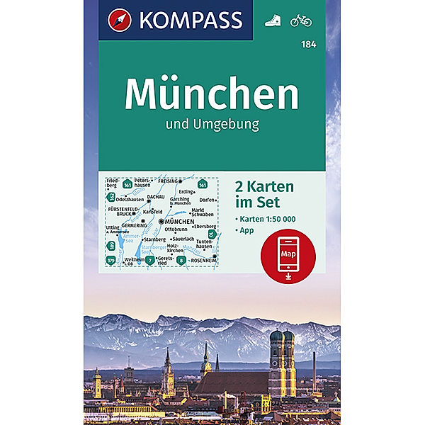 KOMPASS Wanderkarte München und Umgebung