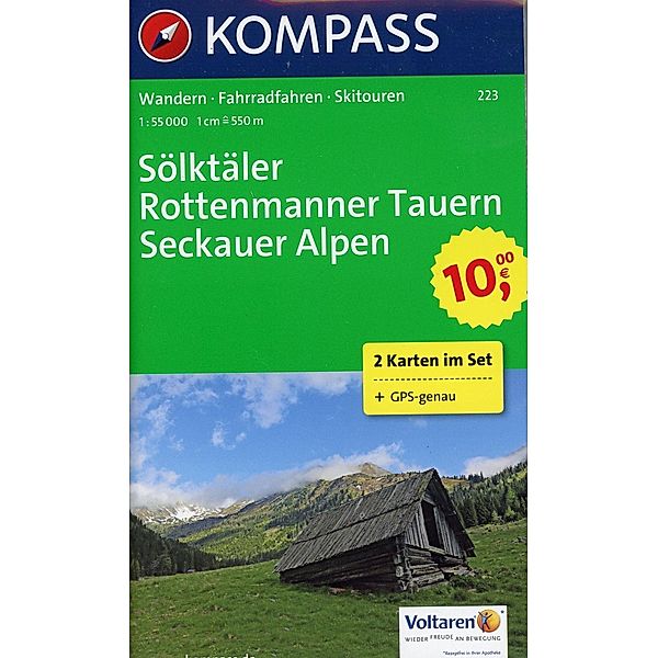 KOMPASS Wanderkarte Sölktäler - Rottenmanner Tauern - Seckauer Alpen