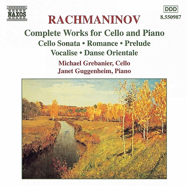 Kompl.Werke Für Cello U.Klavi, M. Grebanier, J. Guggenheim