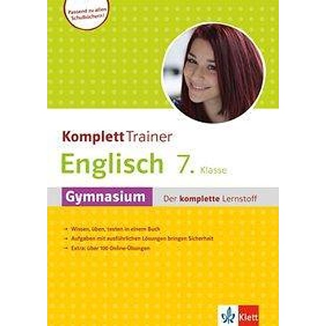 Kompletttrainer Englisch 7 Klasse Gymnasium Buch Versandkostenfrei