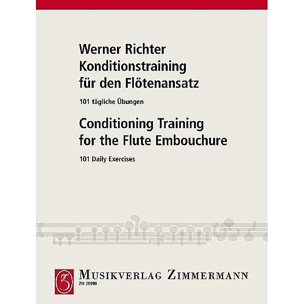 Konditionstraining für den Flötenansatz, Werner Richter