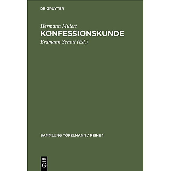 Konfessionskunde, Hermann Mulert