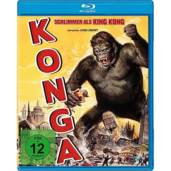 KONGA-Kinofassung (in HD neu abgetastet), Michael Gough, Margo Johns, Jess Conrad