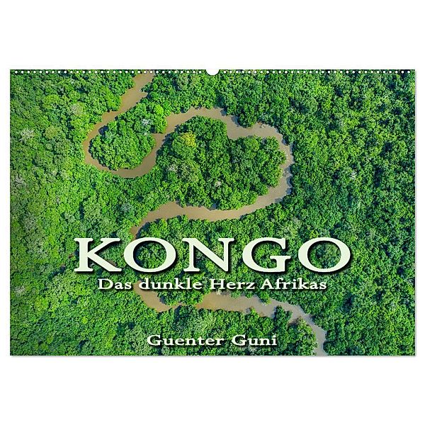 KONGO - das dunkle Herz Afrikas (Wandkalender 2024 DIN A2 quer), CALVENDO Monatskalender, Guenter Guni
