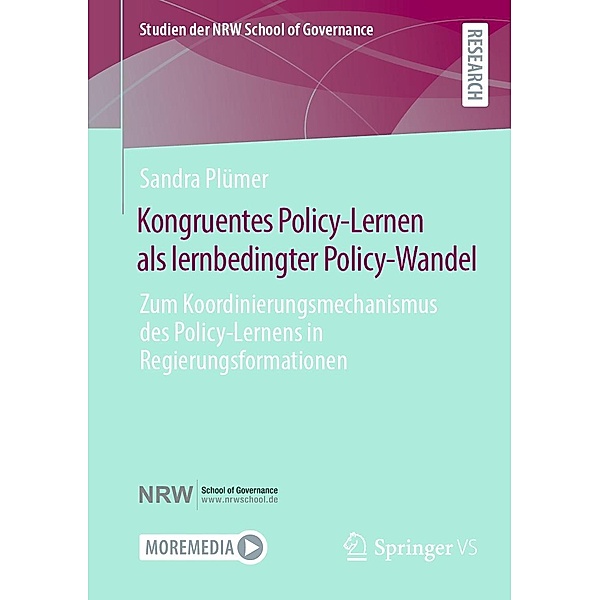 Kongruentes Policy-Lernen als lernbedingter Policy-Wandel / Studien der NRW School of Governance, Sandra Plümer