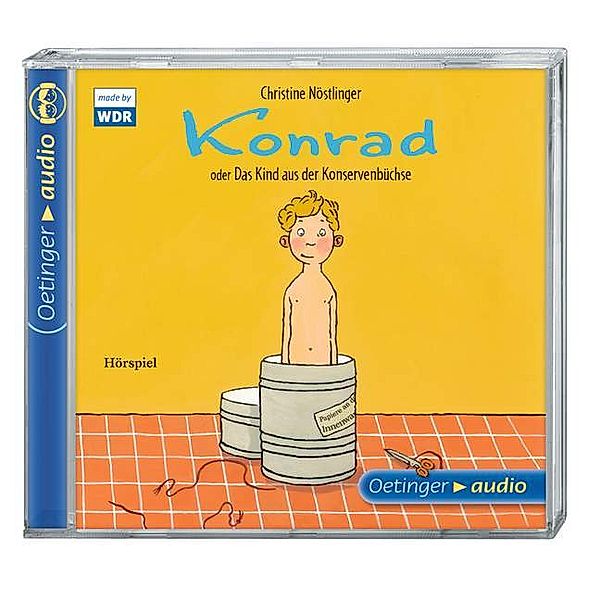 Konrad oder Das Kind aus der Konservenbüchse, 1 Audio-CD, Christine Nöstlinger