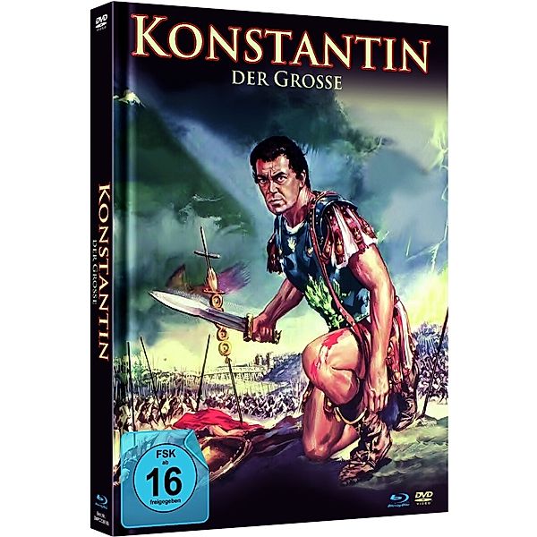 Konstantin der Grosse Limited Mediabook, Cornel Wilde, Christine Kaufmann, Belinda Lee