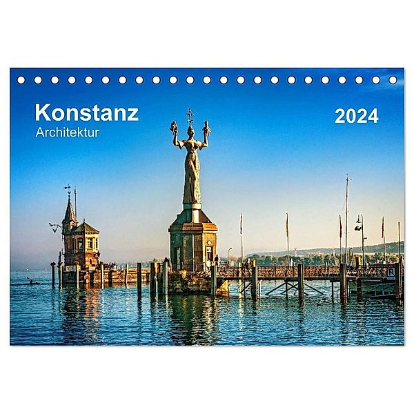 Konstanz Architektur (Tischkalender 2024 DIN A5 quer), CALVENDO Monatskalender, ap-photo