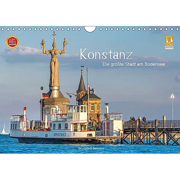 Konstanz - die größte Stadt am Bodensee (Wandkalender 2019 DIN A4 quer), Giuseppe Di Domenico
