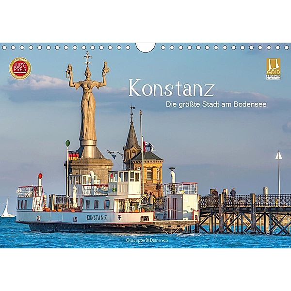 Konstanz - die größte Stadt am Bodensee (Wandkalender 2020 DIN A4 quer), Giuseppe Di Domenico
