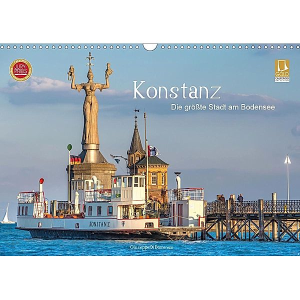 Konstanz - die größte Stadt am Bodensee (Wandkalender 2021 DIN A3 quer), Giuseppe Di Domenico