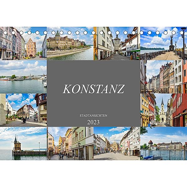 Konstanz Stadtansichten (Tischkalender 2023 DIN A5 quer), Dirk Meutzner