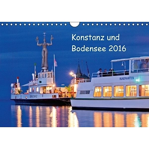 Konstanz und Bodensee 2016 (Wandkalender 2016 DIN A4 quer), Sven Jaenecke