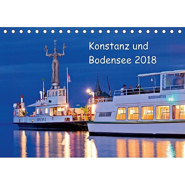 Konstanz und Bodensee 2018 (Tischkalender 2018 DIN A5 quer), Sven Jaenecke